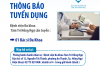 THÔNG BÁO TUYỂN DỤNG BÁC SĨ ĐA KHOA - TÂM TRÍ HỒNG NGỰ